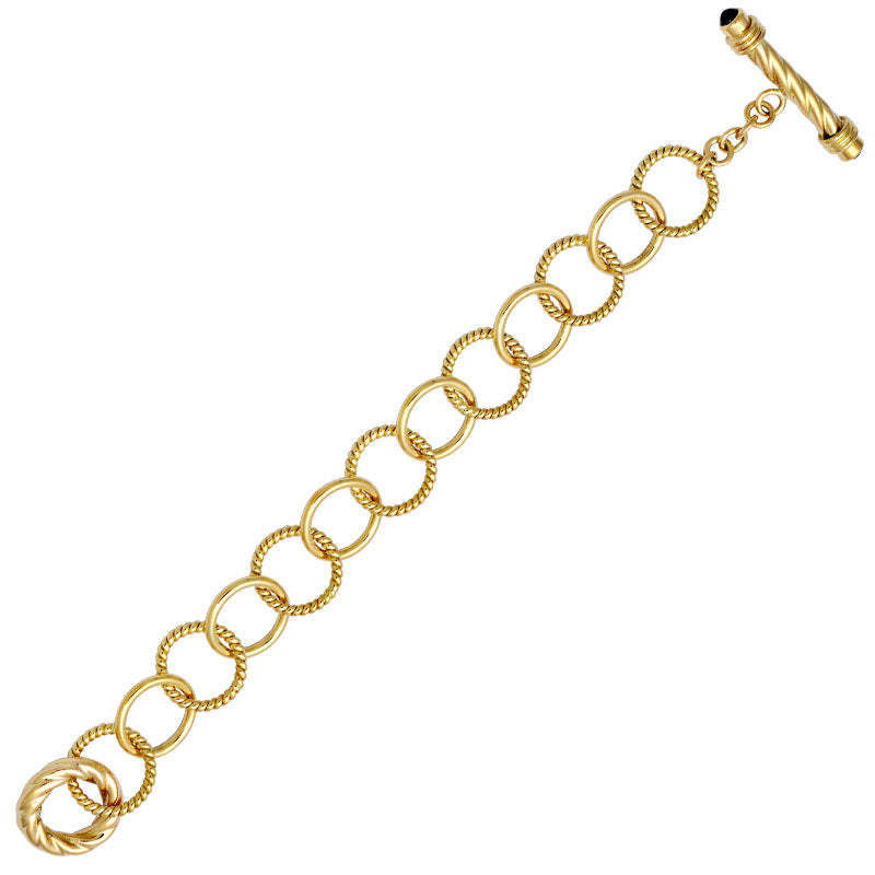 Toggle Bracelet - Blue Sapphire | Singhvi Jewels