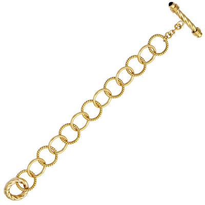 Toggle Bracelet - Blue Sapphire