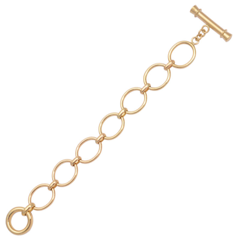 Toggle Bracelet - Gold | Singhvi Jewels