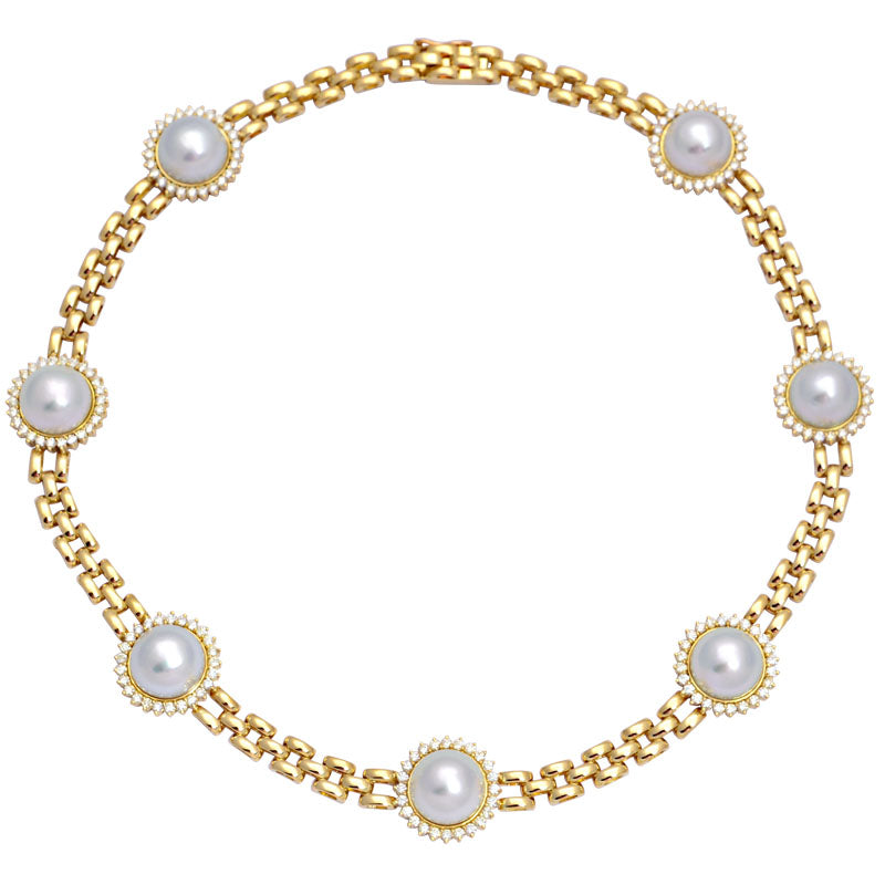 Necklace-South Sea Pearl and Diamond