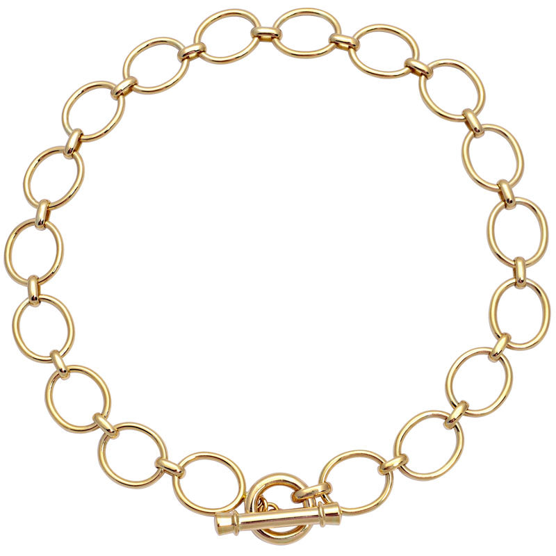 Toggle Necklace - Gold | Singhvi Jewels