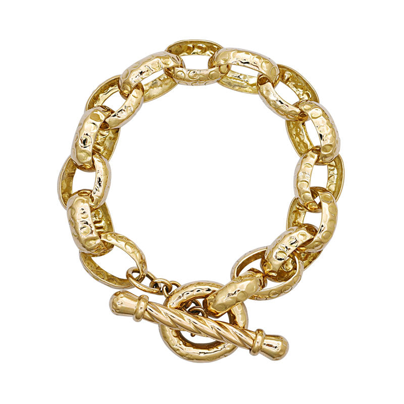 Toggle Bracelet - Gold | Singhvi Jewels