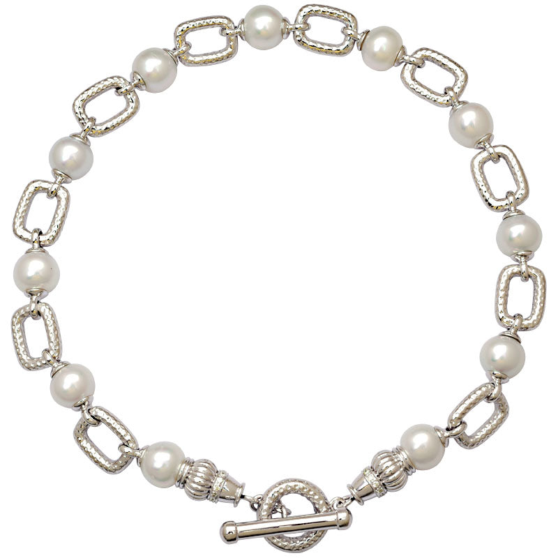 Toggle Necklace - South Sea Pearl and Diamond | Singhvi Jewels
