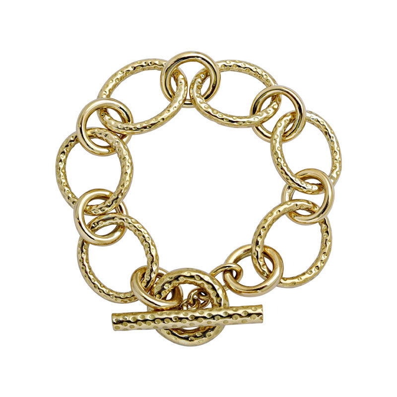 Toggle Bracelet - Gold | Singhvi Jewels