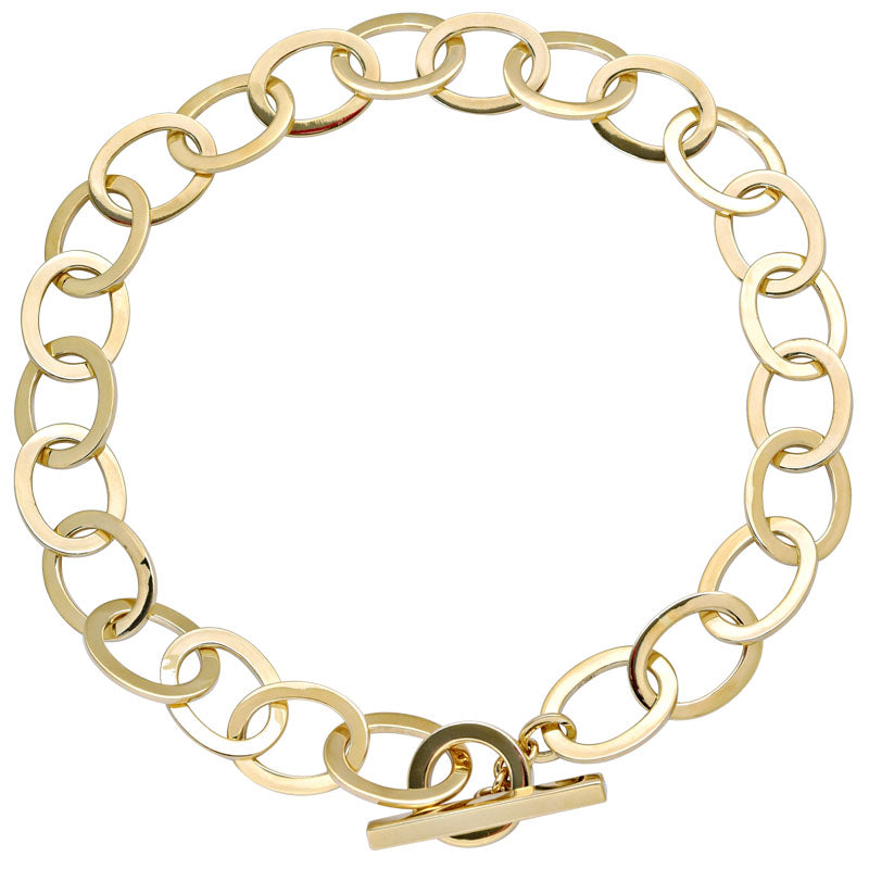 Toggle Necklace - Gold | Singhvi Jewels