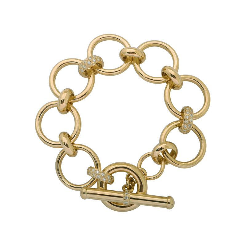 Toggle Bracelet - Diamond | Singhvi Jewels