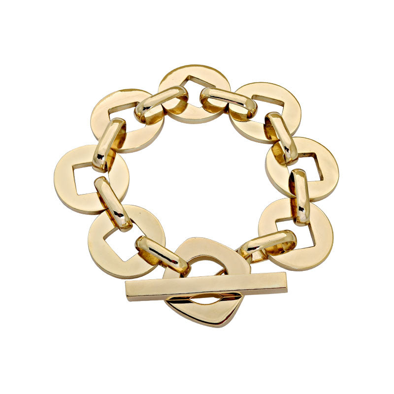 Toggle Bracelet - Gold | Singhvi Jewels