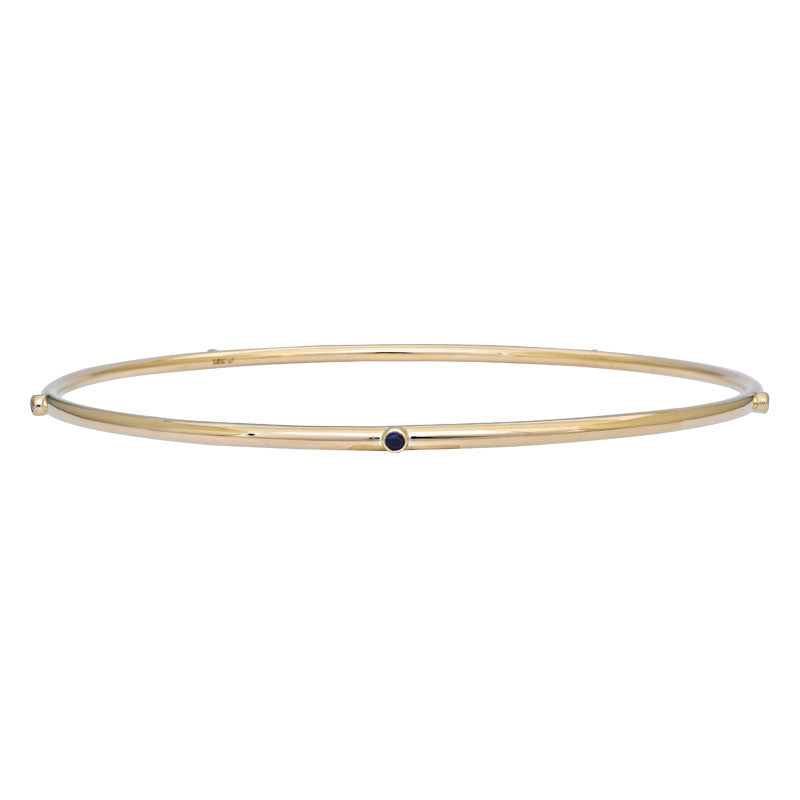 BANGLE - BLUE SAPPHIRE | Singhvi Jewels