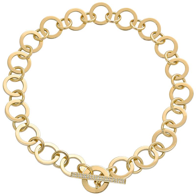 Toggle Necklace- Diamond (2175A) | Singhvi Jewels