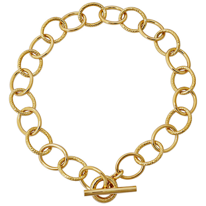 Toggle Necklace - Gold | Singhvi Jewels