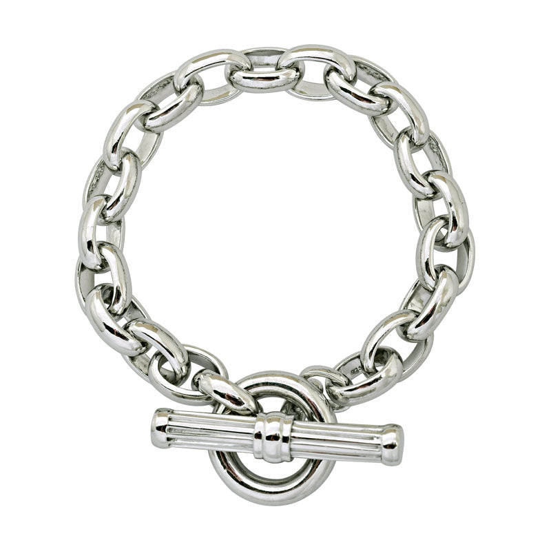 Toggle Bracelet-Sterling Silver | Singhvi Jewels