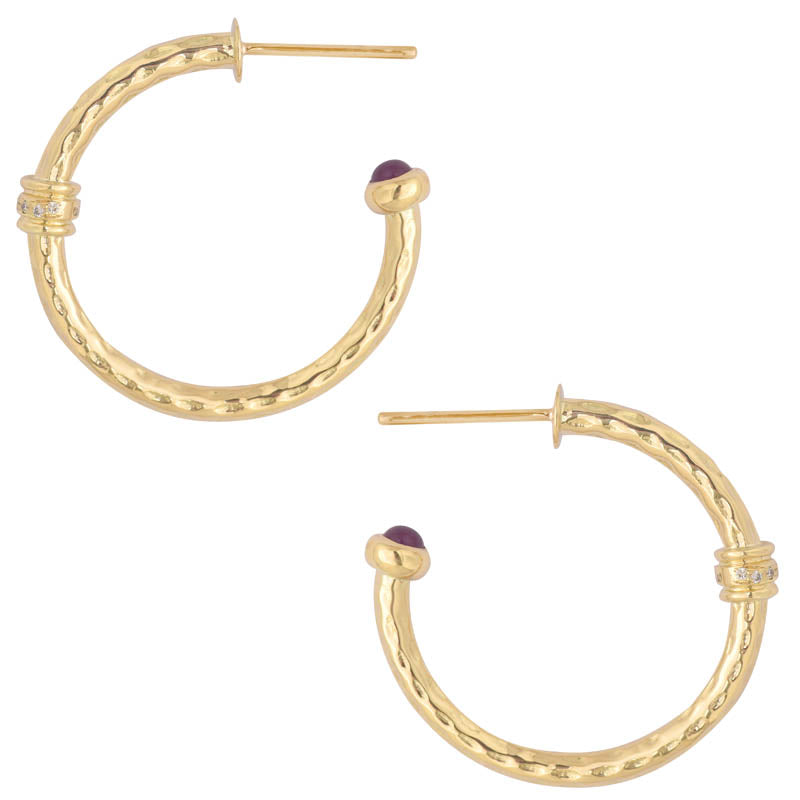 Earrings - Ruby and Diamond | Singhvi Jewels