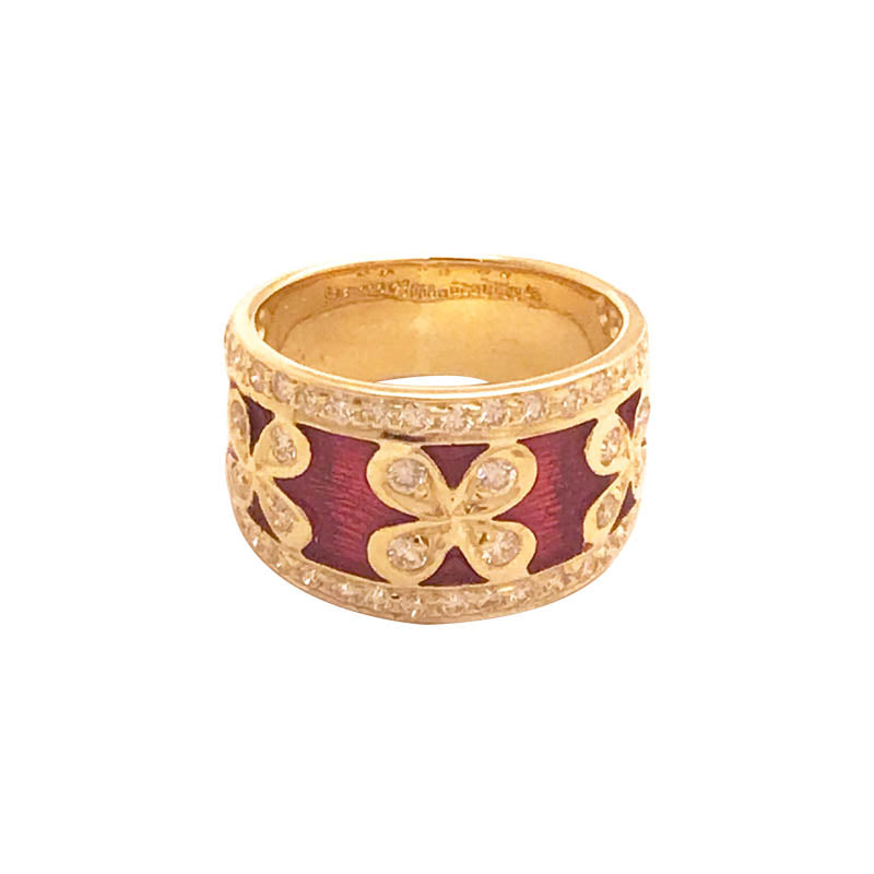 RING- DIAMOND (ENAMEL)