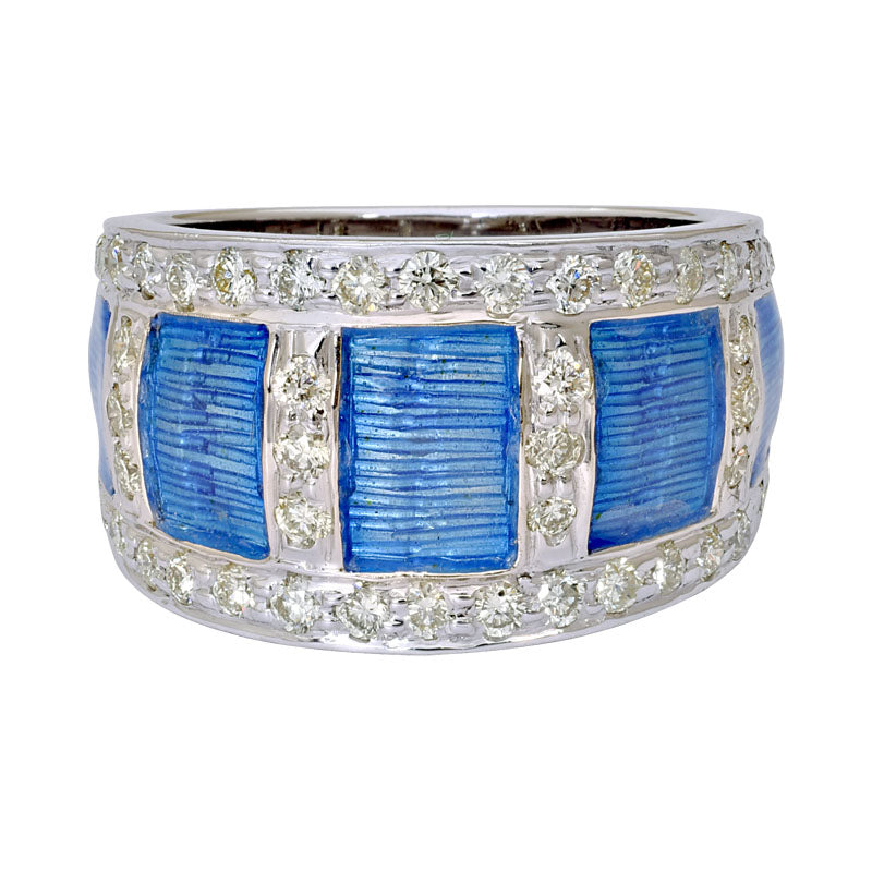 Ring-Diamond (Enamel) | Singhvi Jewels