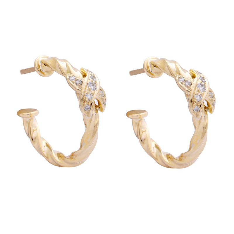 EARRINGS- DIAMOND IN 18K GOLD