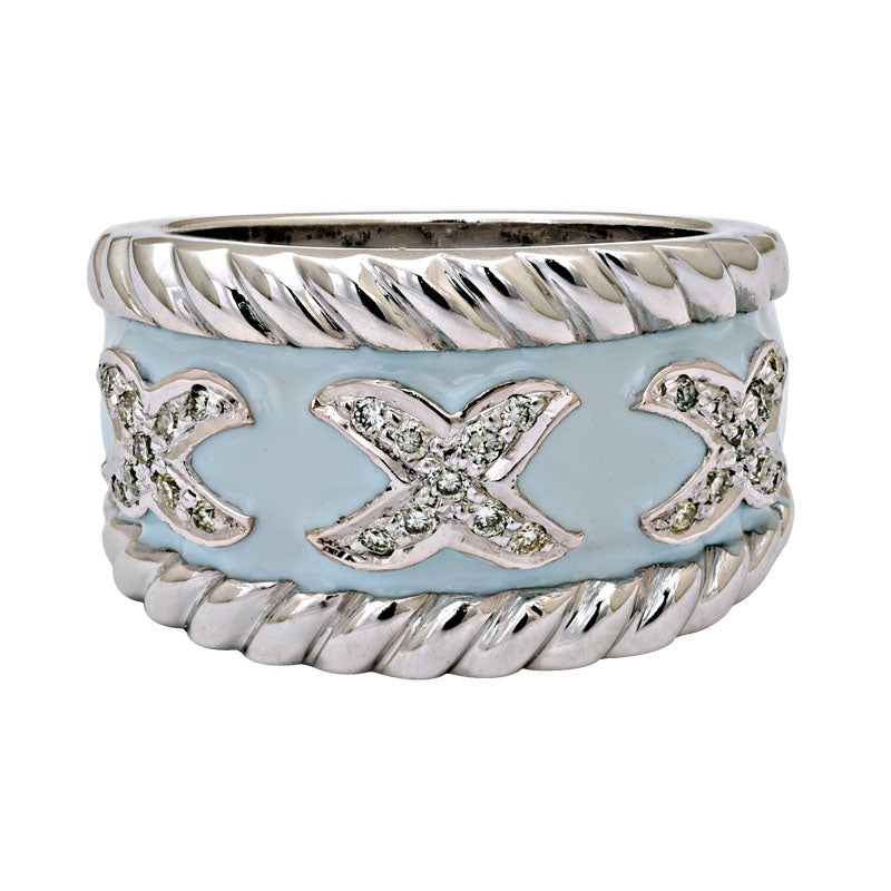 Ring-Diamond (Enamel) | Singhvi Jewels