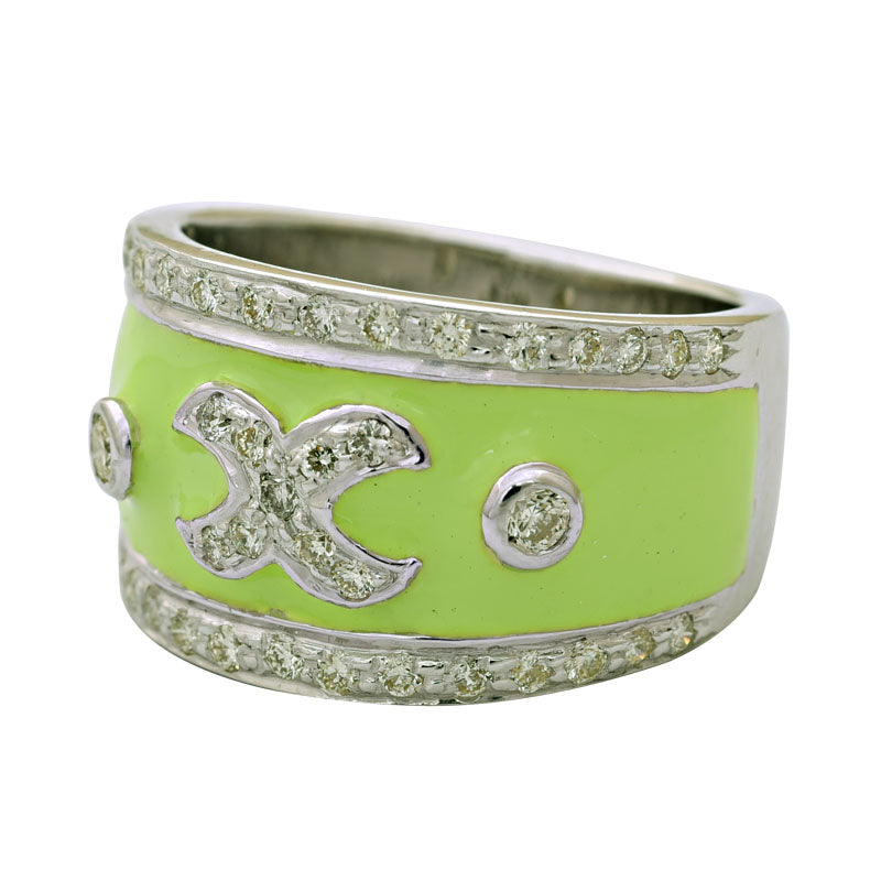 Ring - Diamond (Enamel) | Singhvi Jewels