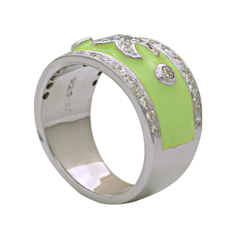 Ring - Diamond (Enamel) | Singhvi Jewels