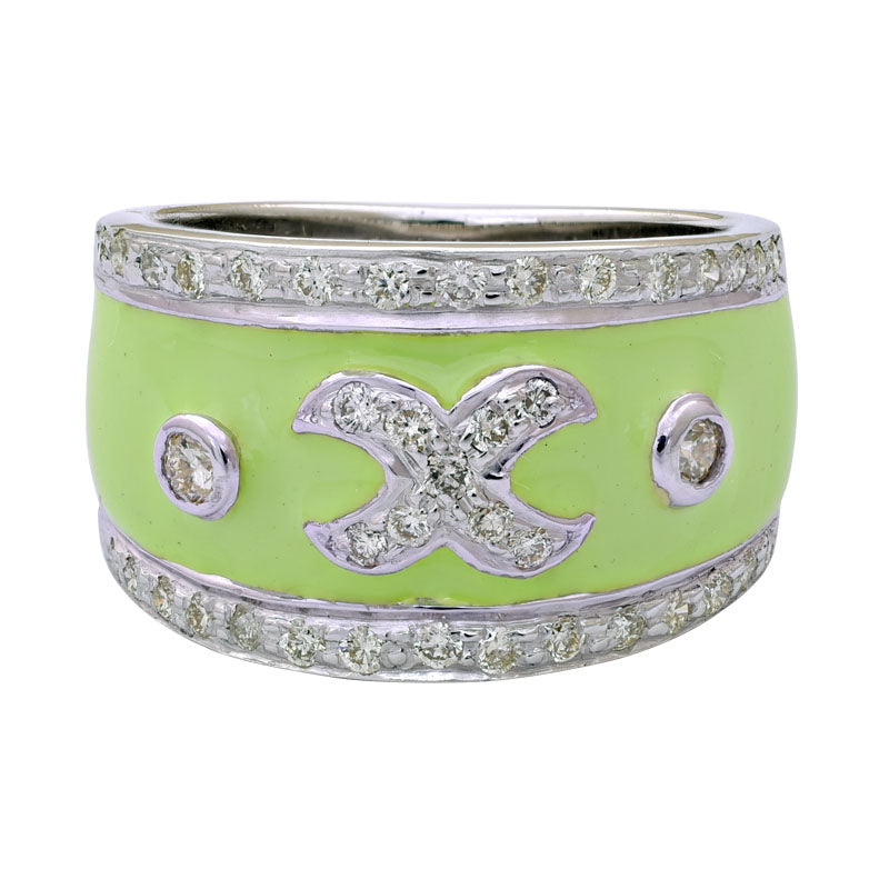 Ring - Diamond (Enamel) | Singhvi Jewels