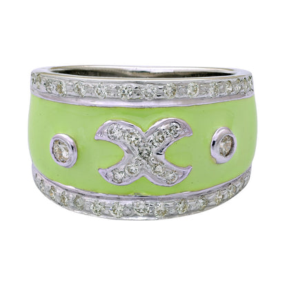 Ring - Diamond (Enamel) | Singhvi Jewels