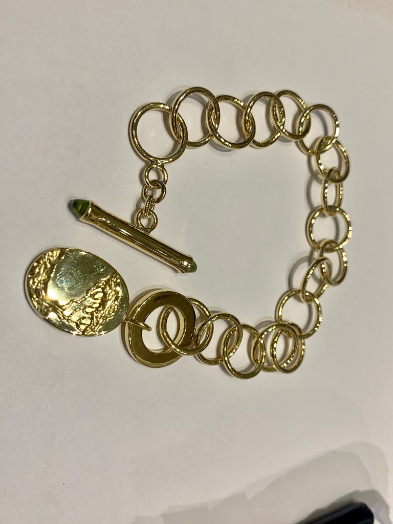 Bracelet - Peridot in 18K Gold