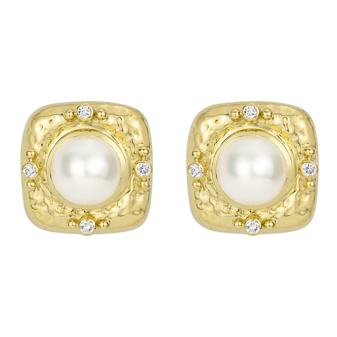Earrings - South Sea Pearl and Diamond | Singhvi Jewels