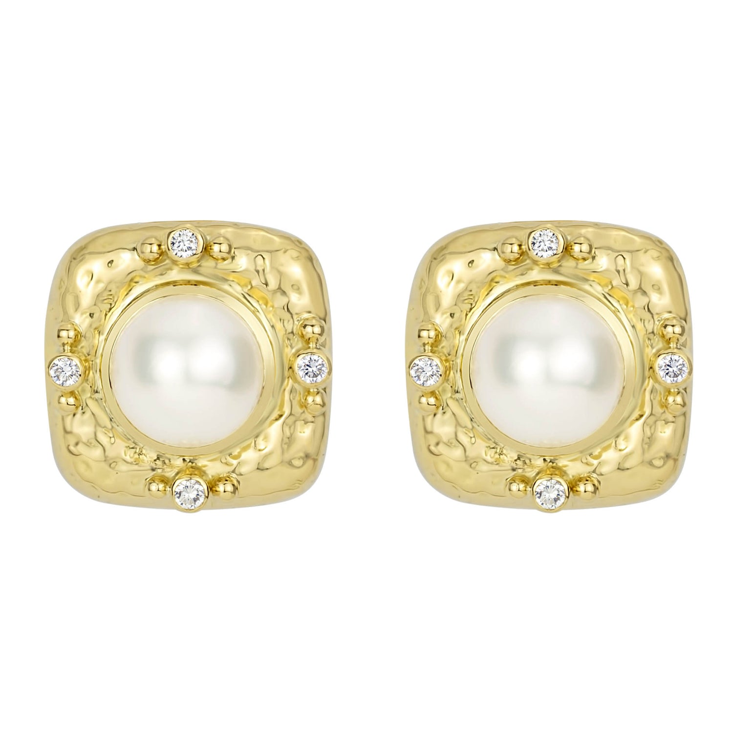Earrings - South Sea Pearl and Diamond | Singhvi Jewels