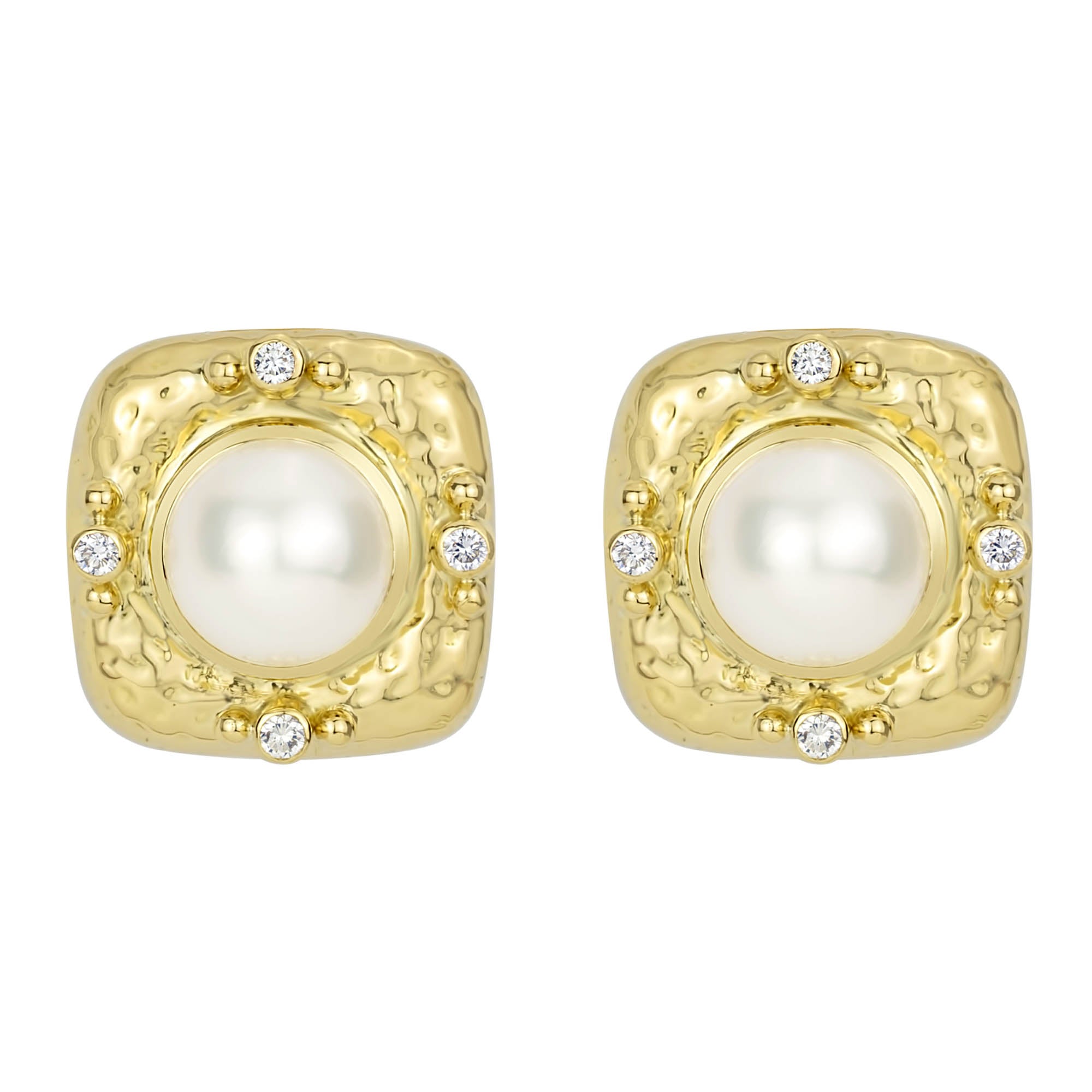 Earrings - South Sea Pearl and Diamond | Singhvi Jewels