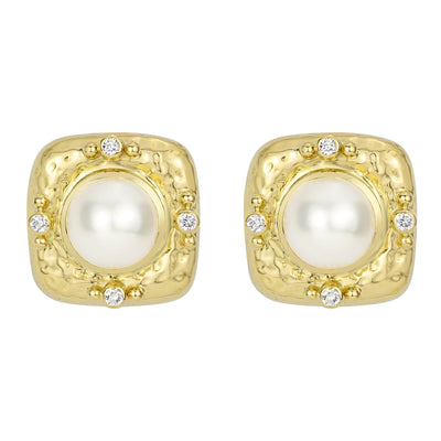 Earrings - South Sea Pearl And Diamond