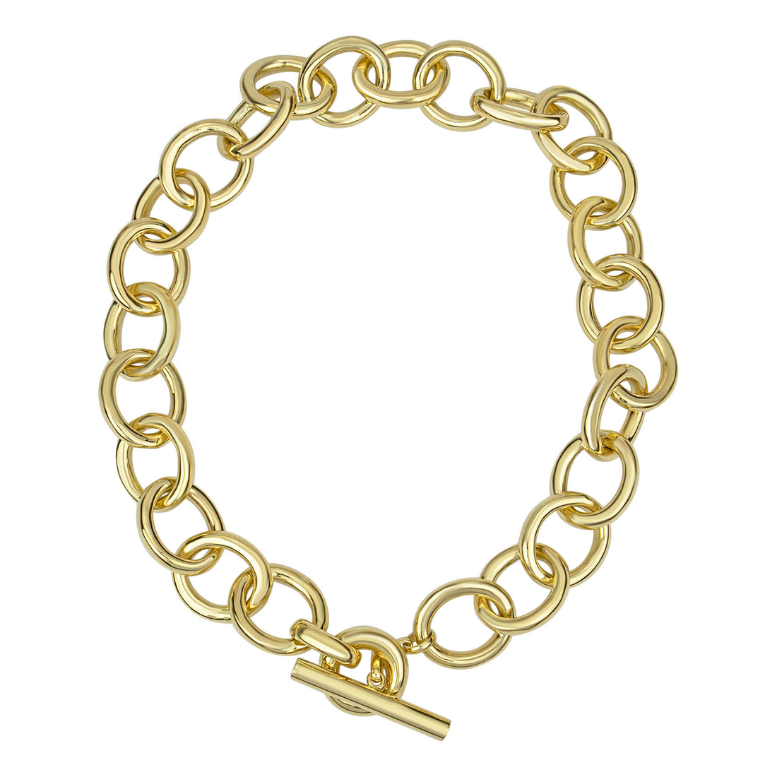 Toggle Necklace - Gold | Singhvi Jewels