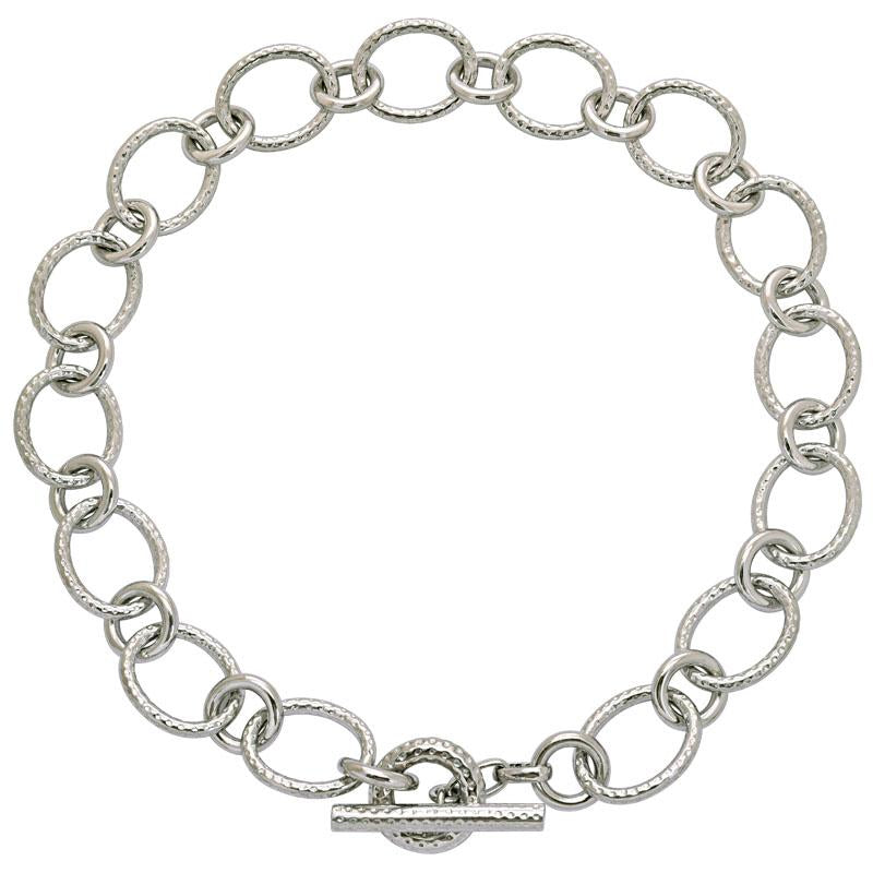 Toggle Necklace - Sterling Silver | Singhvi Jewels