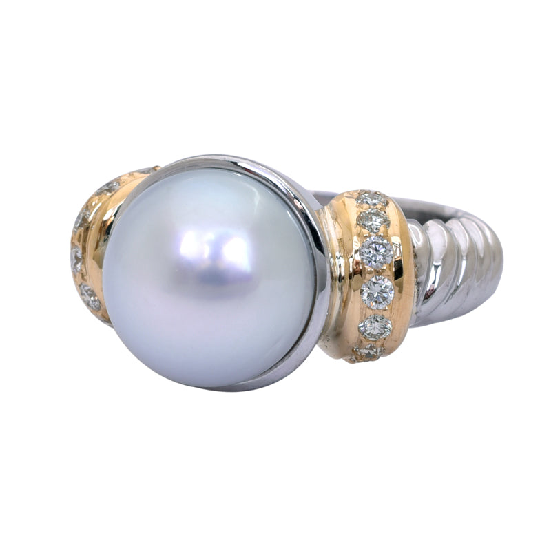 Ring- South Sea Pearl and Diamond
