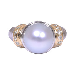 Ring- South Sea Pearl and Diamond