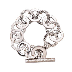 TOGGLE BRACELET- STERLING SILVER