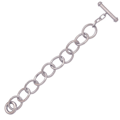 Toggle Bracelet- Sterling Silver | Singhvi Jewels