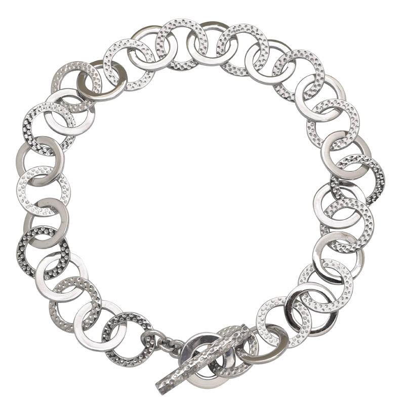 Toggle Necklace- Sterling Silver | Singhvi Jewels