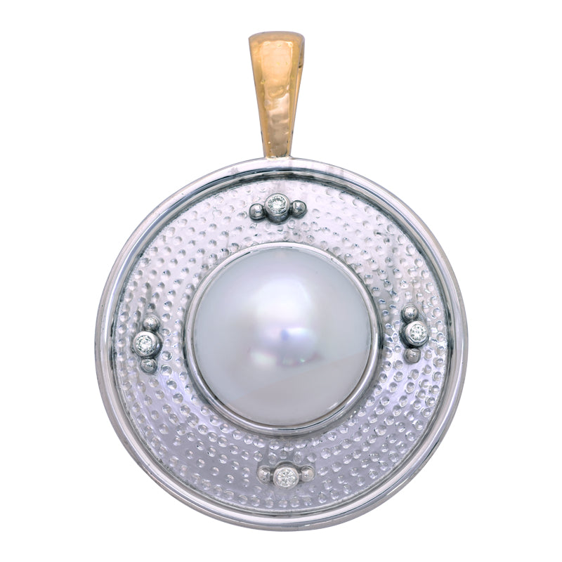 Pendant- South Sea Pearl and Diamond