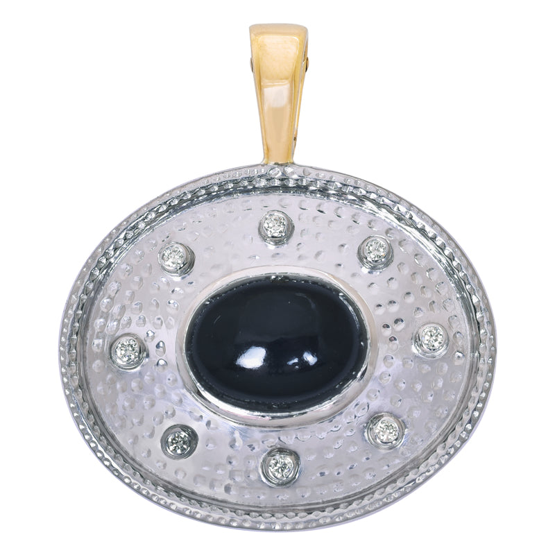 Pendant- Black Onyx and Diamond