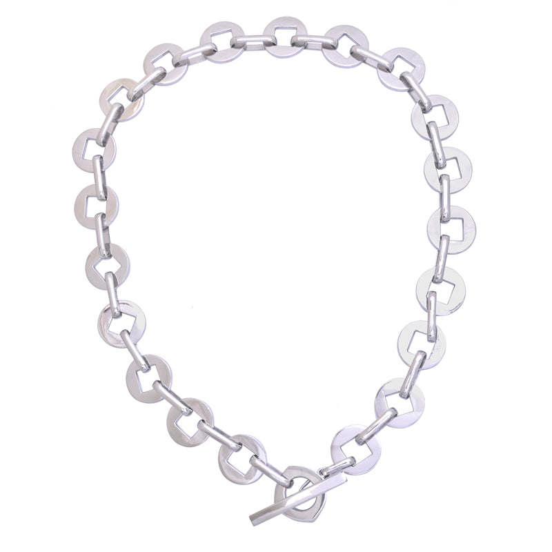 Toggle Necklace- Silver
