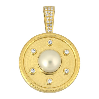 Pendant - South Sea Pearl And Diamond (2291C)