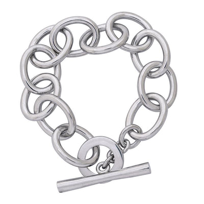 Toggle Bracelet - Sterling Silver (266ES)