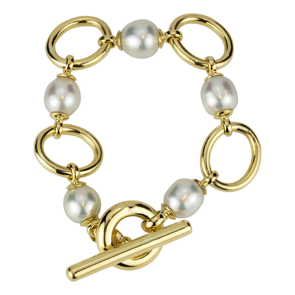 Toggle Bracelet - South Sea Pearl