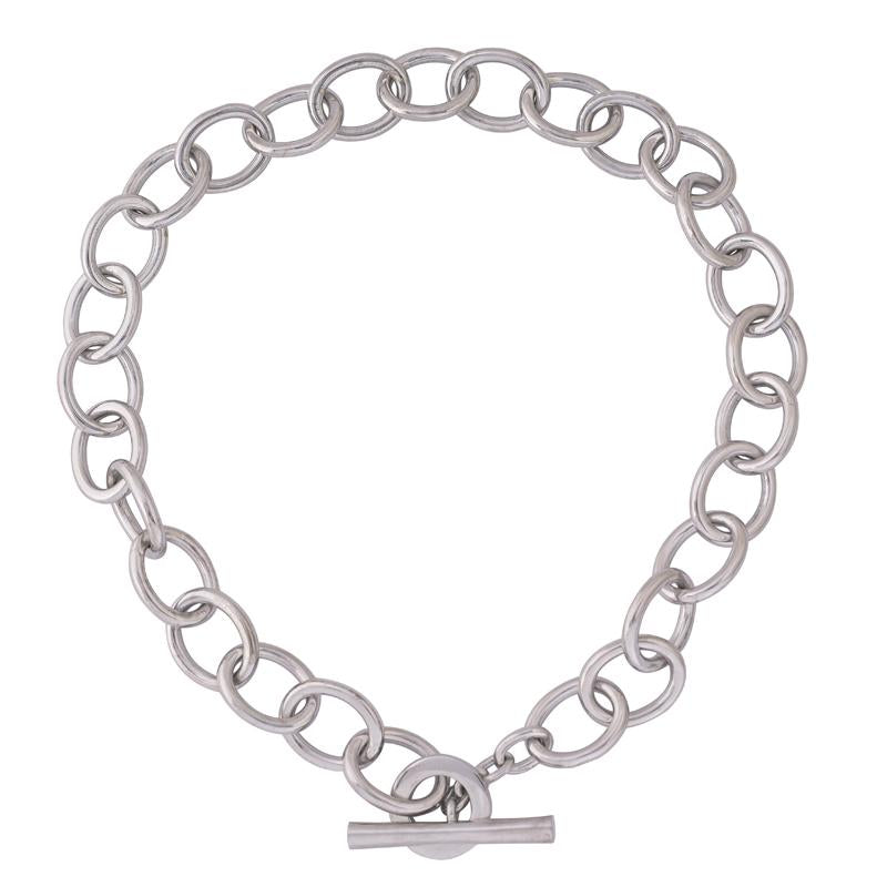 Toggle Necklace- Sterling Silver (274AS) | Singhvi Jewels