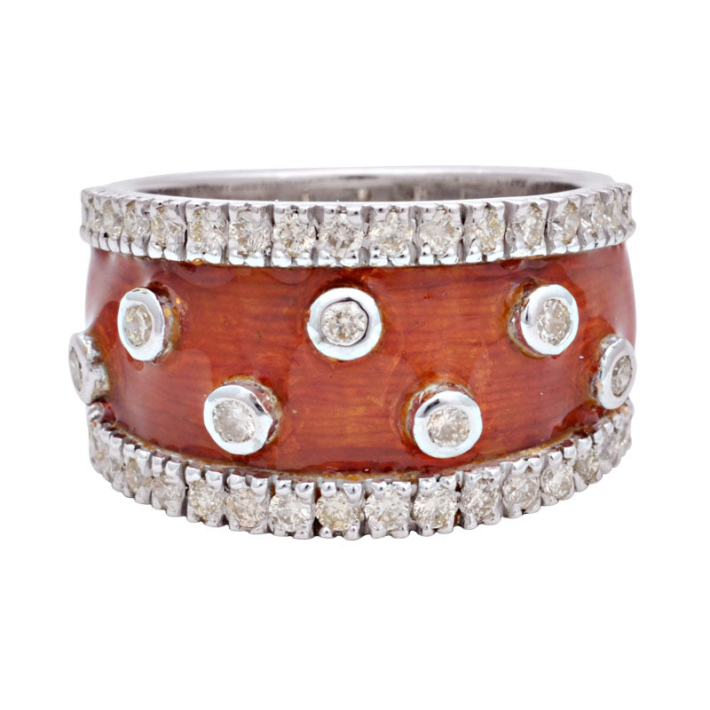 Ring - Diamond (Enamel) | Singhvi Jewels