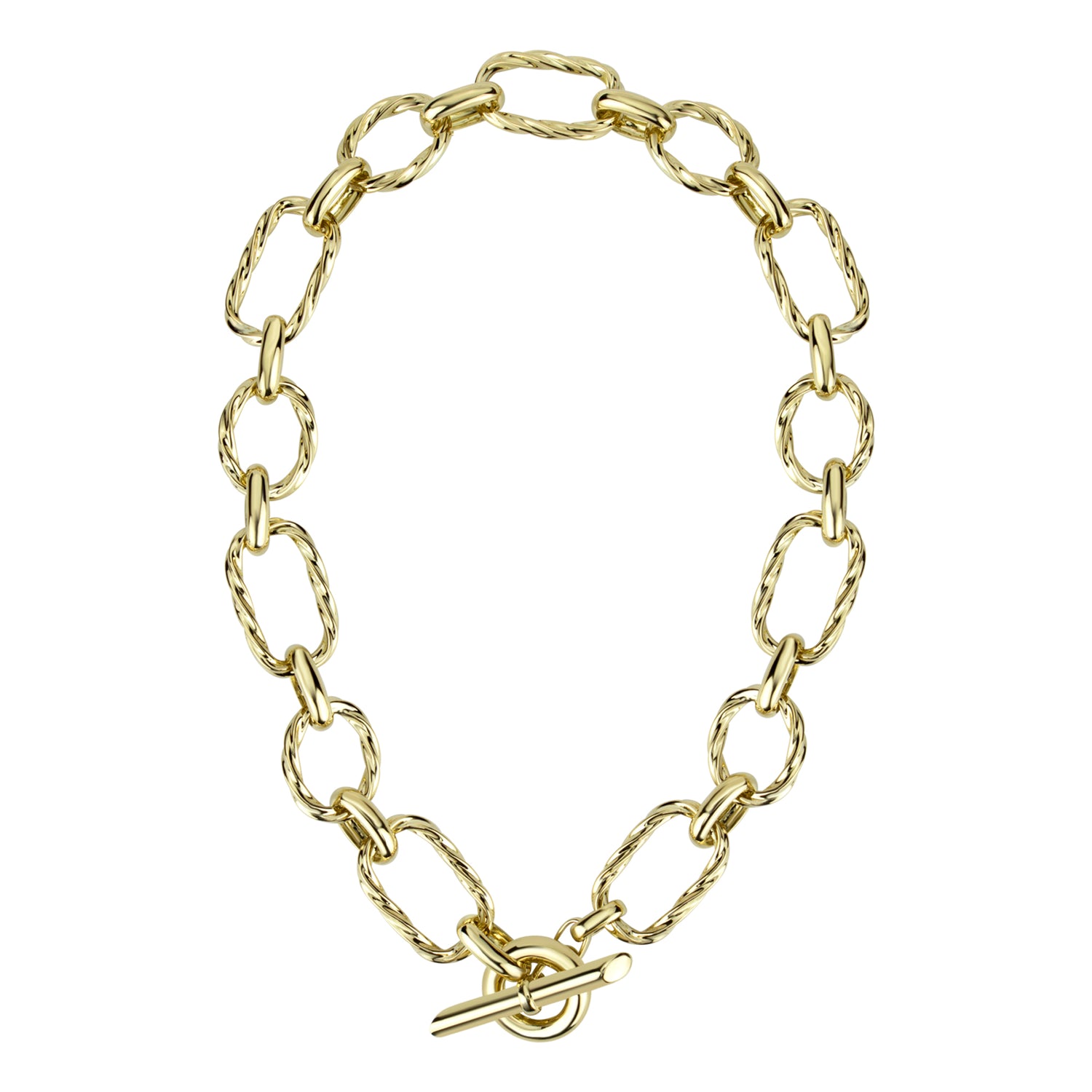 Toggle Necklace - Gold | Singhvi Jewels