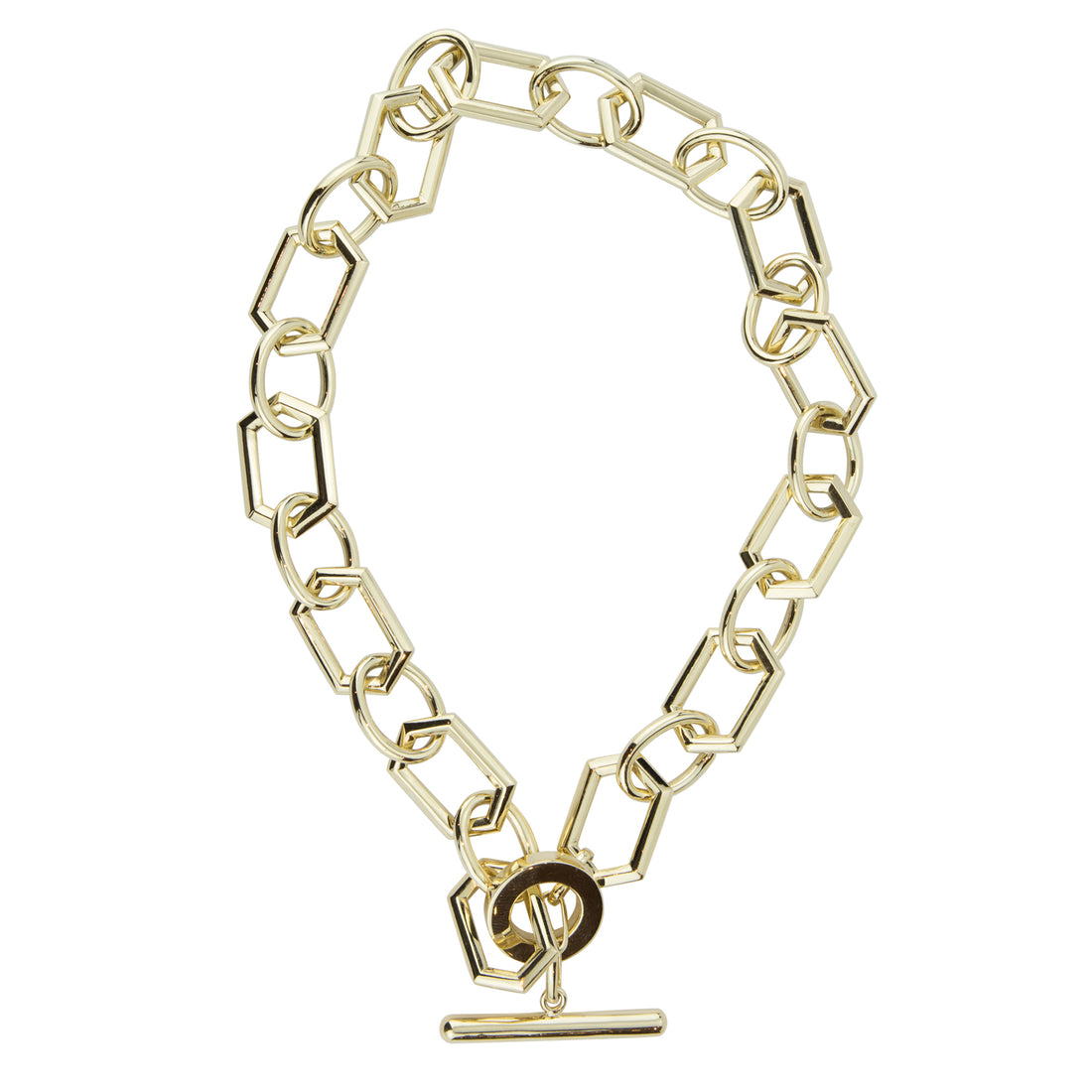 Toggle Necklace - Gold | Singhvi Jewels