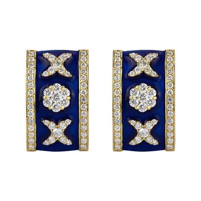 Earrings - Diamond (Enamel)
