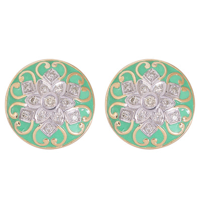 Earrings - Diamond (Enamel)