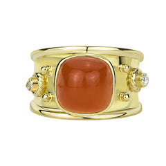Ring - Cornelian And Diamond