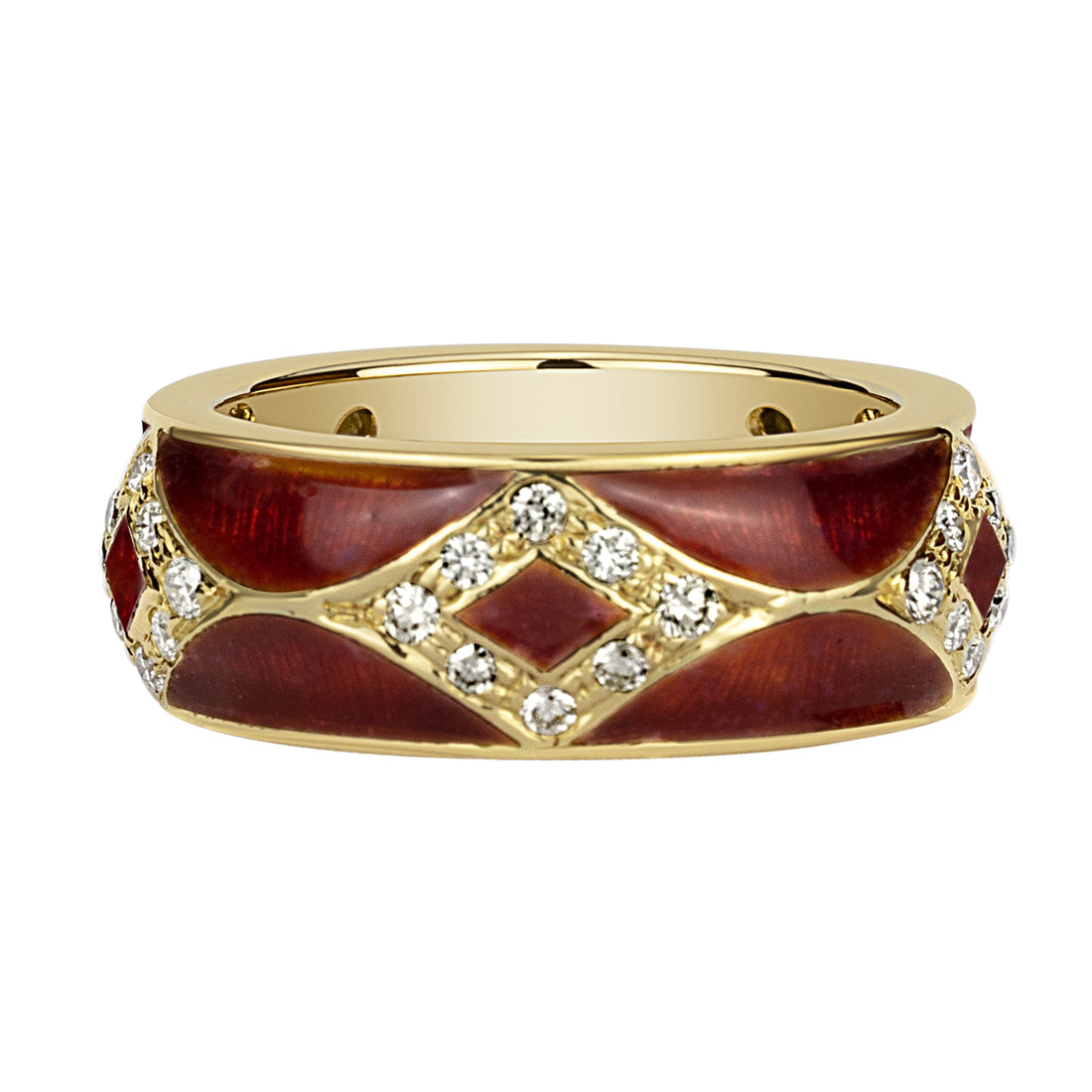 Ring - Diamond (Enamel) | Singhvi Jewels